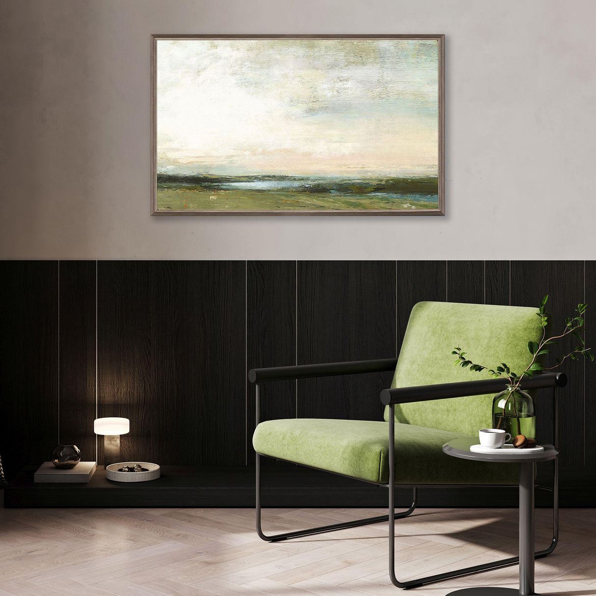 Paragon Bridgehampton Green 19 X 31 X 3 Wall Art