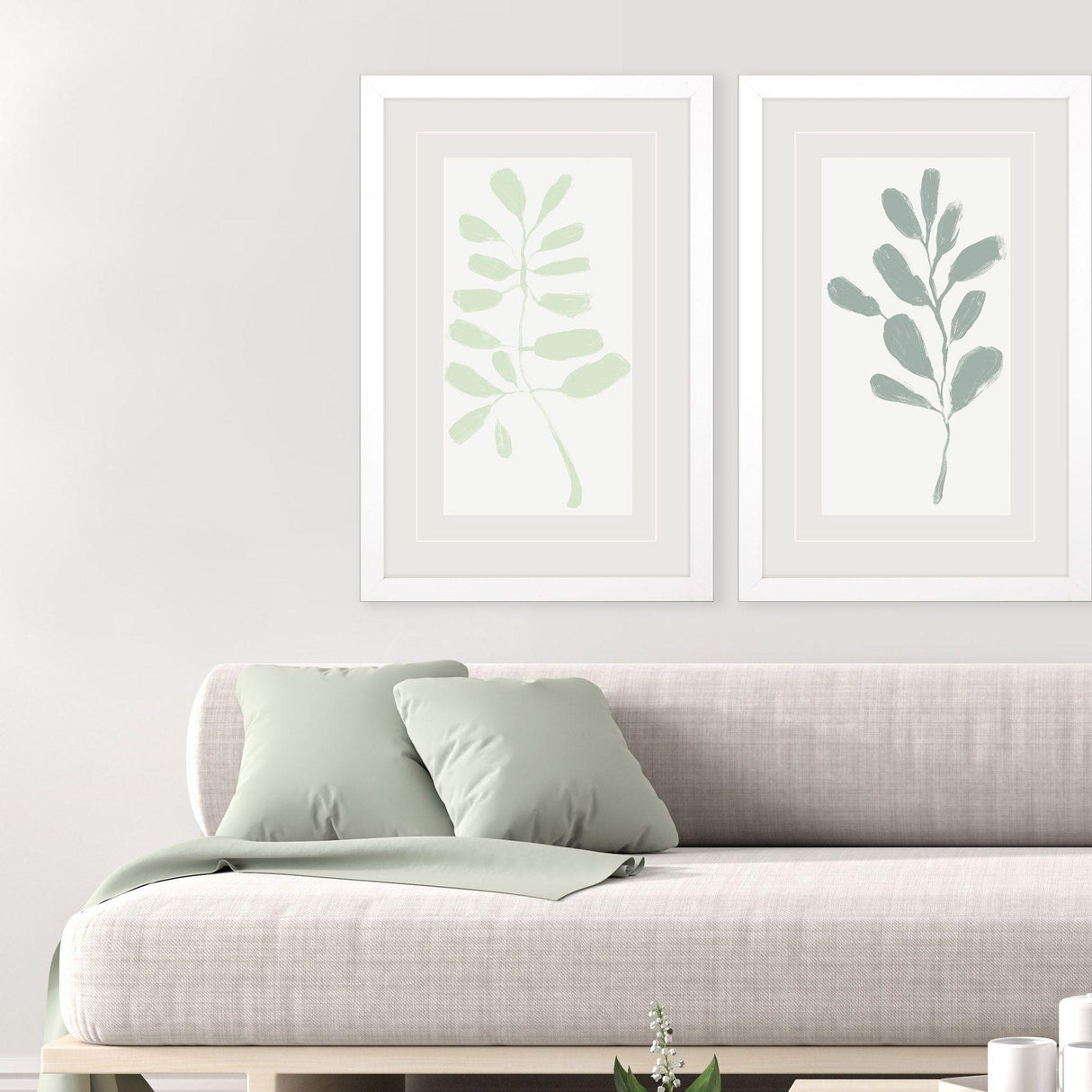 Paragon Soft Sprig Trio I Green 35 X 23 X 2 Wall Art