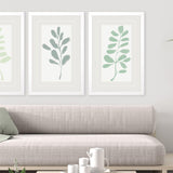 Paragon Soft Sprig Trio III Green 35 X 23 X 2 Wall Art