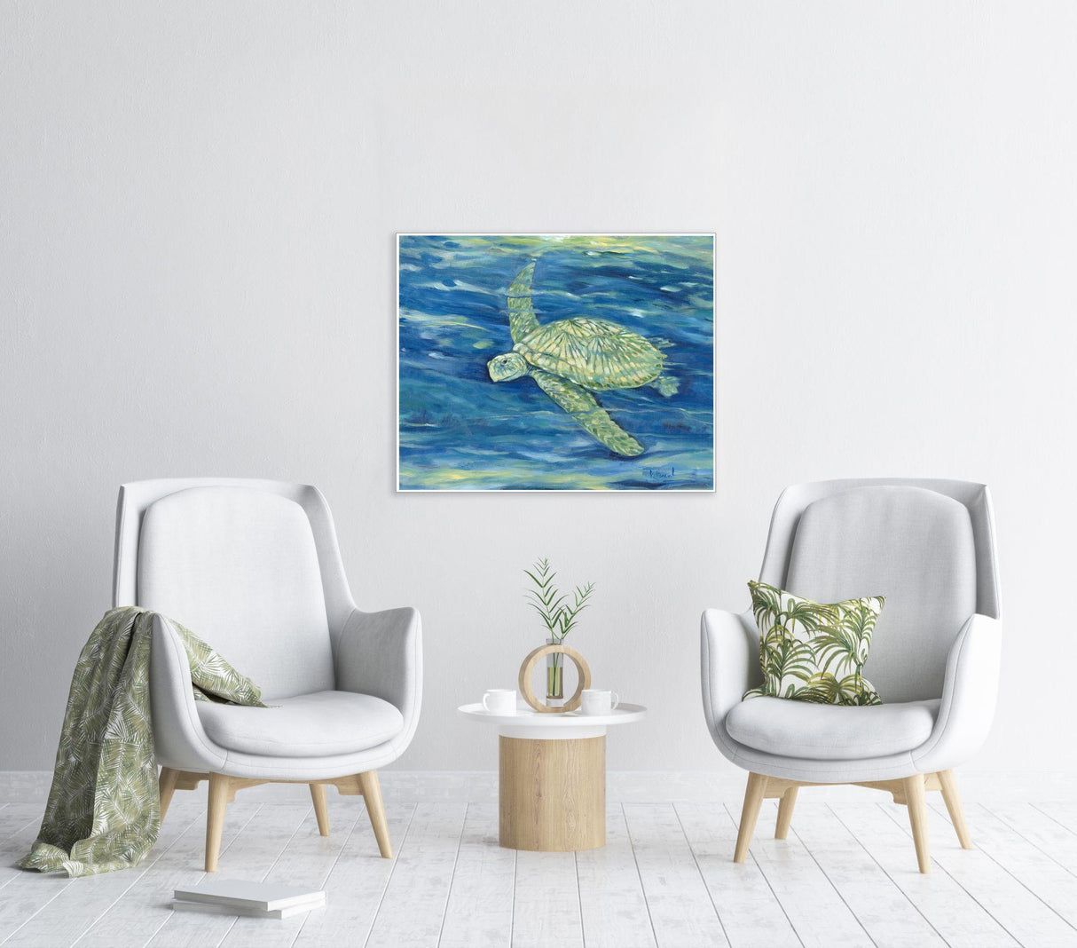 Paragon Lagoon Turtle II Green 25 X 31 X 3 Wall Art