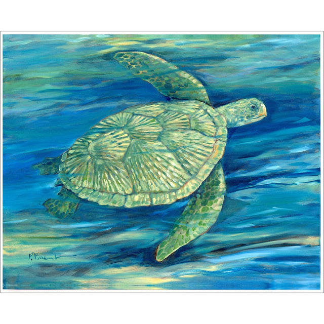 Paragon Lagoon Turtle III Green 25 X 31 X 3 Wall Art