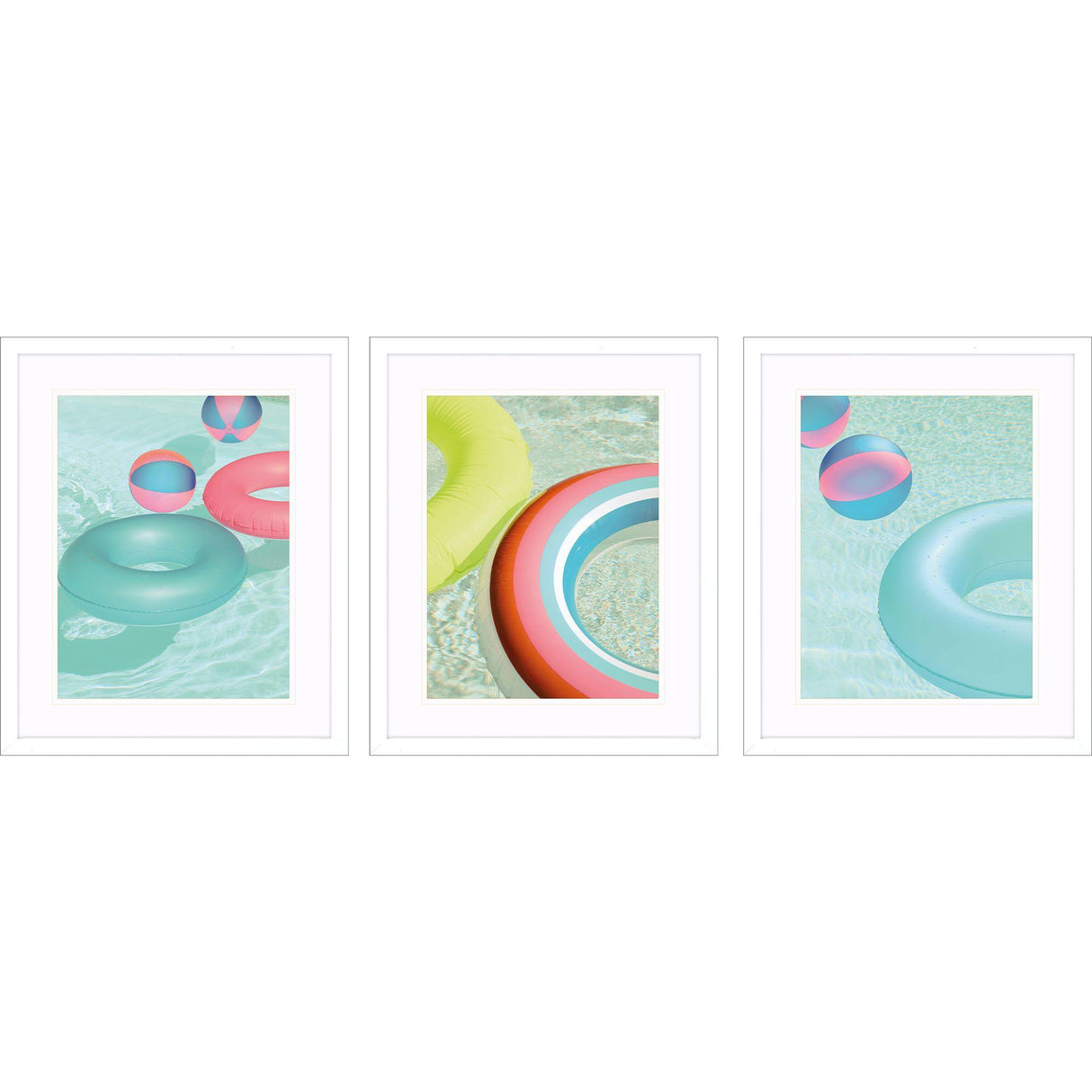 Paragon Summer Chill S/3 Turquoise 21 X 17 X 2 Wall Art