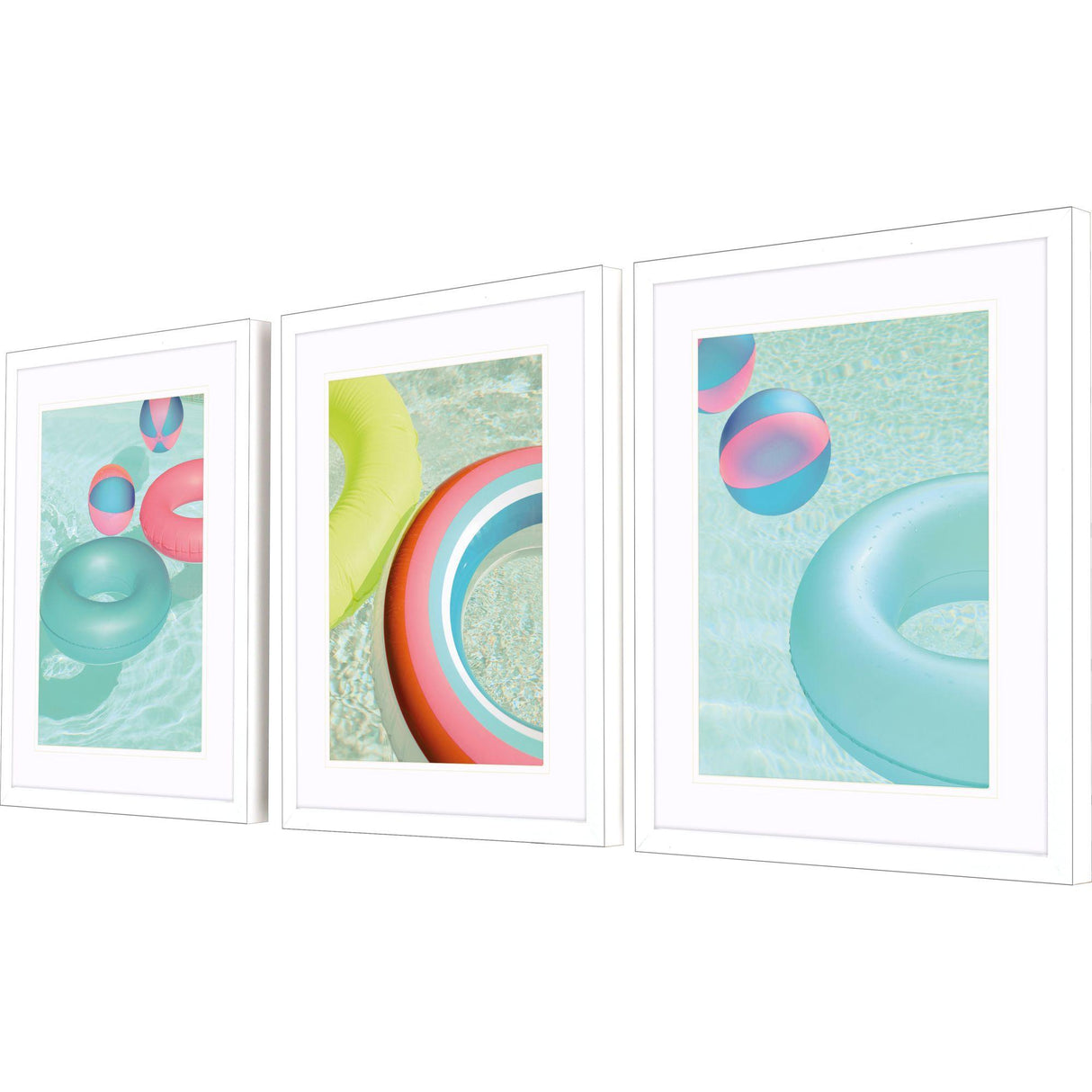 Paragon Summer Chill S/3 Turquoise 21 X 17 X 2 Wall Art
