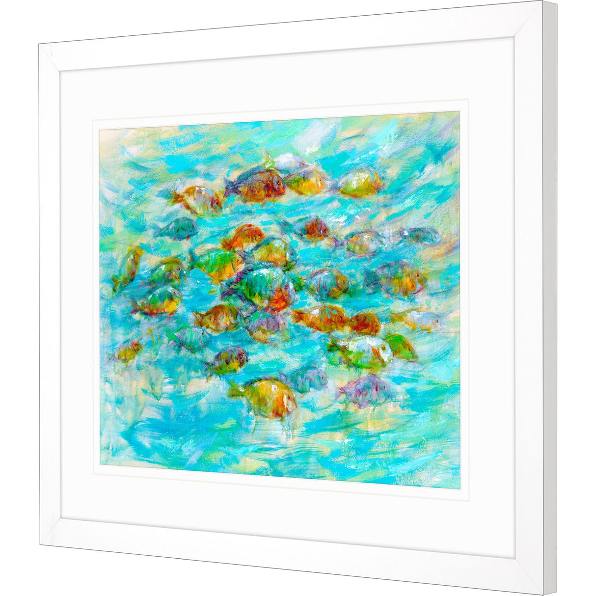 Paragon Tropical Colors Turquoise 27 X 33 X 2 Wall Art