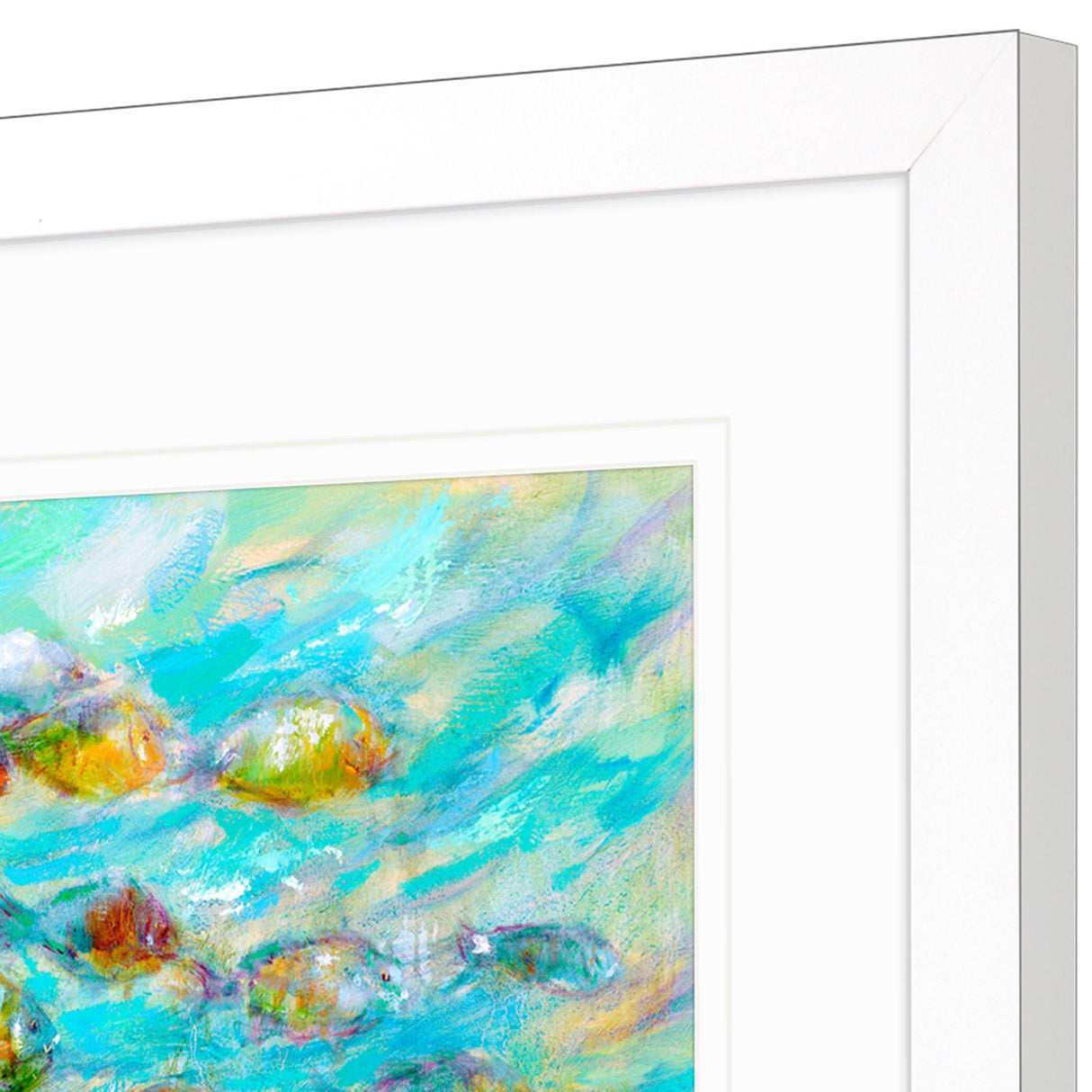 Paragon Tropical Colors Turquoise 27 X 33 X 2 Wall Art