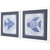 Paragon Summer Vibes S/2 Blue 29 X 29 X 2 Wall Art