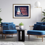 Paragon American Coastal Blue 29 X 35 X 2 Wall Art