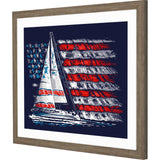 Paragon American Coastal Blue 29 X 35 X 2 Wall Art