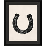 Paragon Cowboy Horseshoe Black 30 X 24 X 2 Wall Art