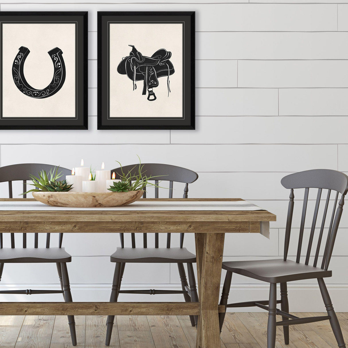 Paragon Cowboy Saddle Black 30 X 24 X 2 Wall Art