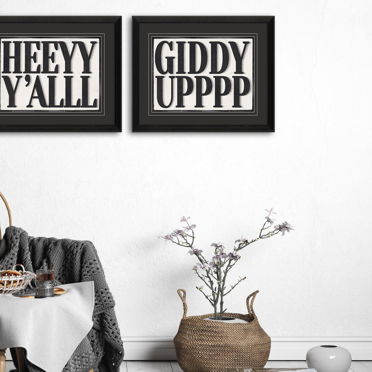 Paragon Giddy Upppp Black 18 X 22 X 2 Wall Art