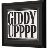 Paragon Giddy Upppp Black 18 X 22 X 2 Wall Art