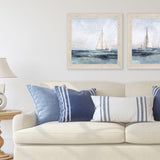 Paragon Blue Sailing I Blue 28 X 28 X 2 Wall Art