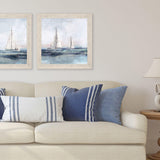Paragon Blue Sailing II Blue 28 X 28 X 2 Wall Art