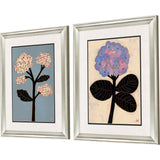 Paragon Pastel Garden I S/2 Black 23 X 19 X 1 Wall Art