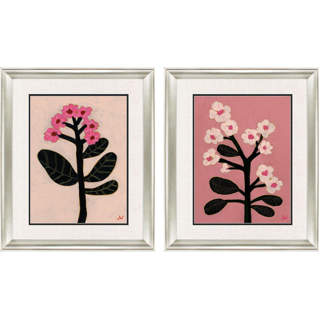 Paragon Pastel Garden II S/2 Black 23 X 19 X 1 Wall Art