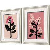 Paragon Pastel Garden II S/2 Black 23 X 19 X 1 Wall Art