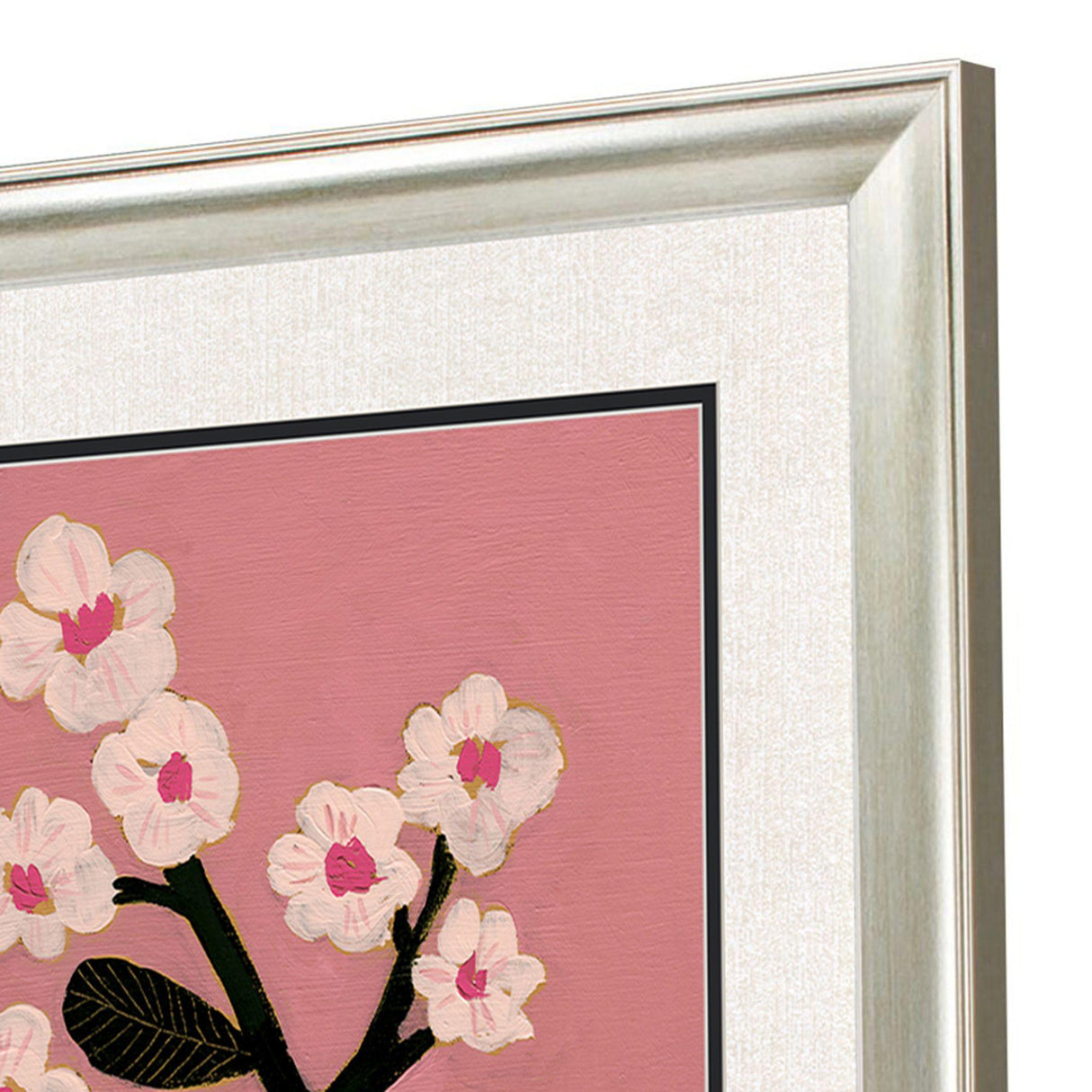 Paragon Pastel Garden II S/2 Black 23 X 19 X 1 Wall Art