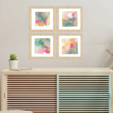 Paragon Seagrass Pastels S/4 Pink 13 X 13 X 1 Wall Art