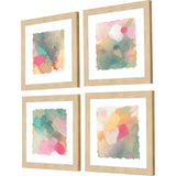 Paragon Seagrass Pastels S/4 Pink 13 X 13 X 1 Wall Art