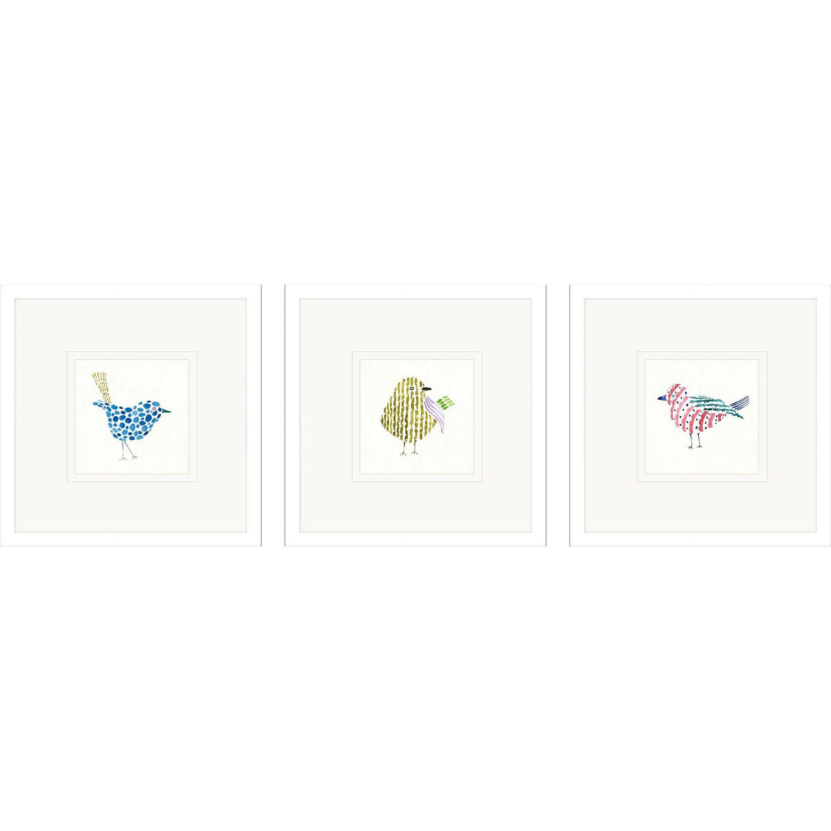 Paragon Conversation Birds II S/3 Multi 17 X 17 X 2 Wall Art