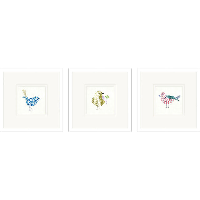 Paragon Conversation Birds II S/3 Multi 17 X 17 X 2 Wall Art