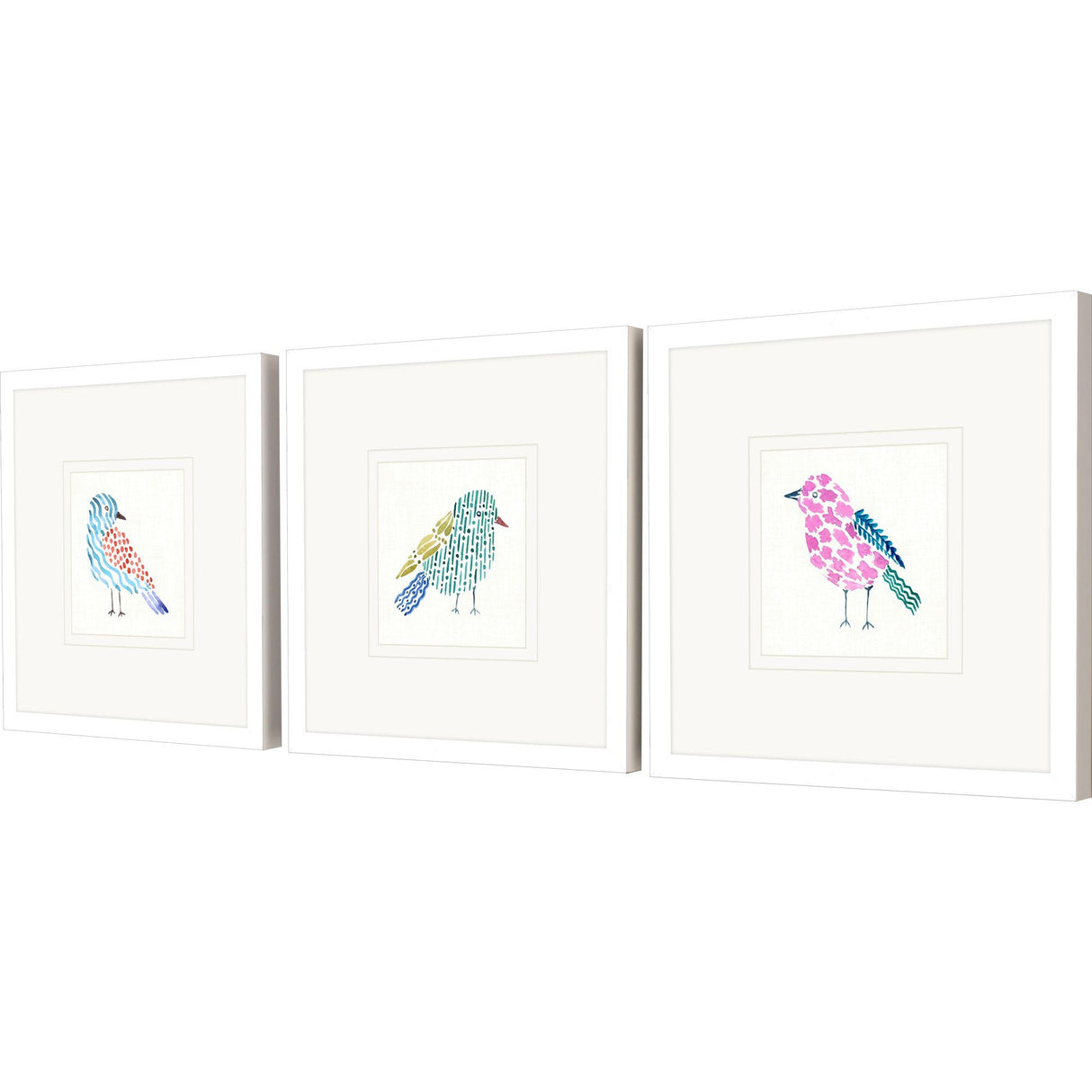 Paragon Conversation Birds I S/3 Multi 17 X 17 X 2 Wall Art