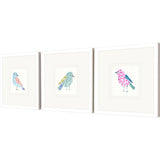 Paragon Conversation Birds I S/3 Multi 17 X 17 X 2 Wall Art