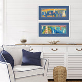 Paragon Sitting on the Dock S/2 Blue 15 X 31 X 2 Wall Art