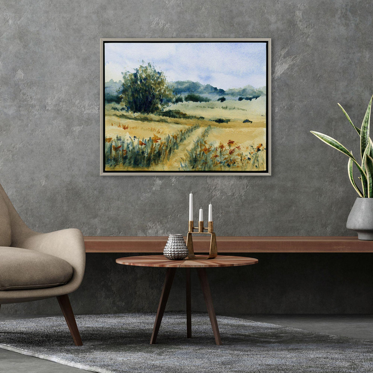 Paragon In the Heart of Country Green 24 X 30 X 2 Wall Art