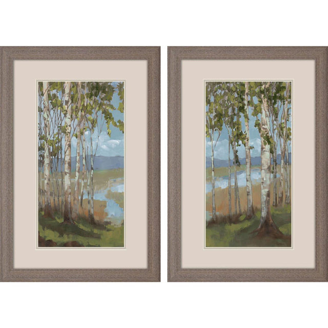 Paragon Aspen Spring S/2 Green 33 X 21 X 1 Wall Art