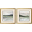 Paragon Gentle Calm Horizon S/2 Green 18 X 18 X 2 Wall Art