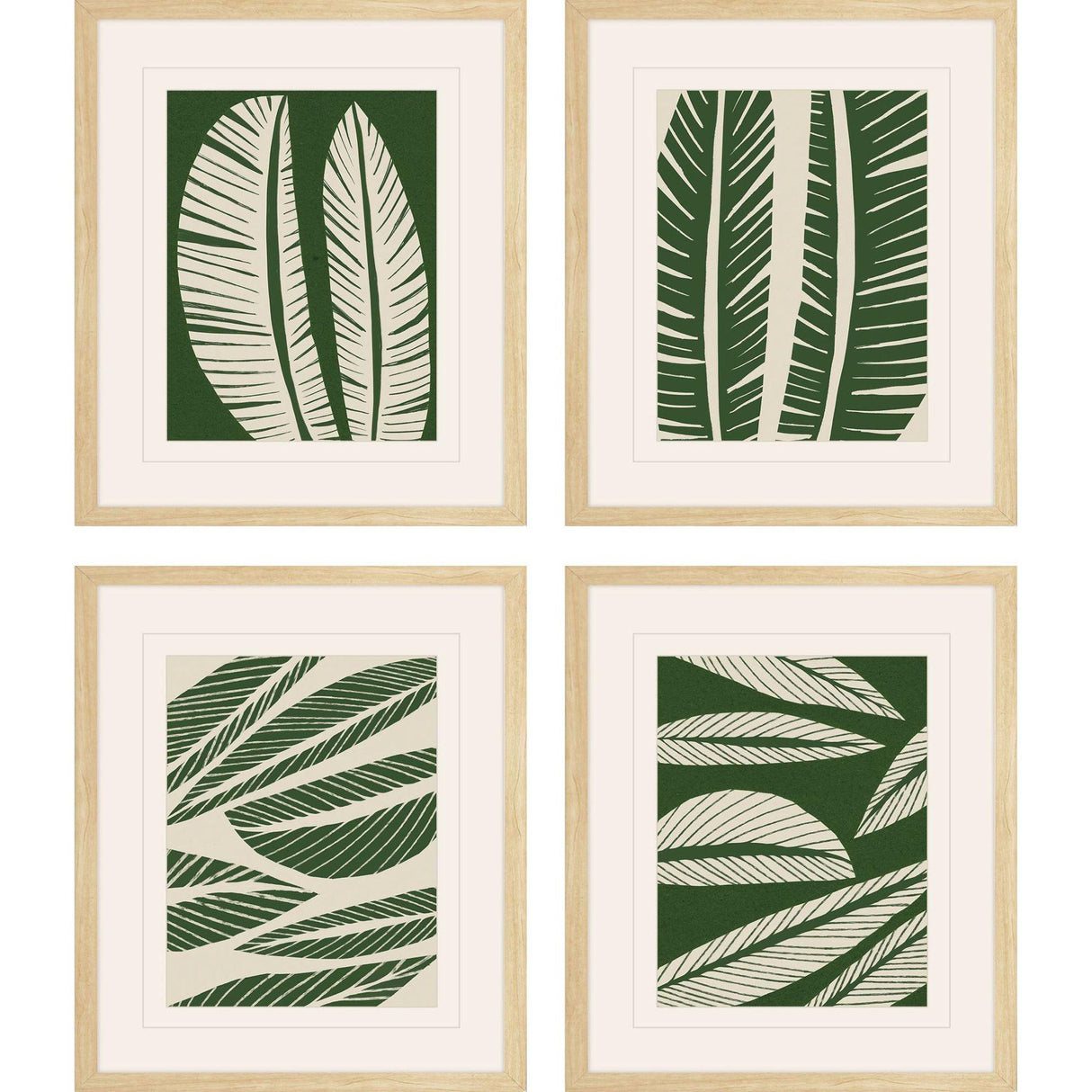 Paragon Tropical Flourish S/4 Green 24 X 20 X 1 Wall Art