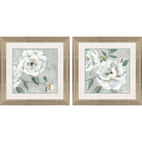 Paragon White Florals S/2 Gray 29 X 29 X 2 Wall Art