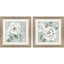 Paragon White Florals S/2 Gray 29 X 29 X 2 Wall Art