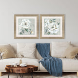 Paragon White Florals S/2 Gray 29 X 29 X 2 Wall Art