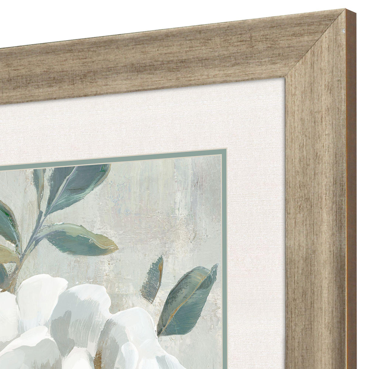 Paragon White Florals S/2 Gray 29 X 29 X 2 Wall Art