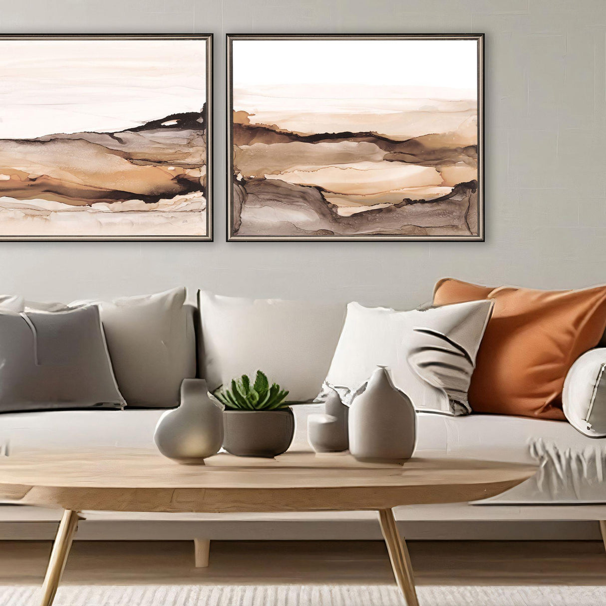 Paragon Neutralscape II Brown 25 X 31 X 2 Wall Art