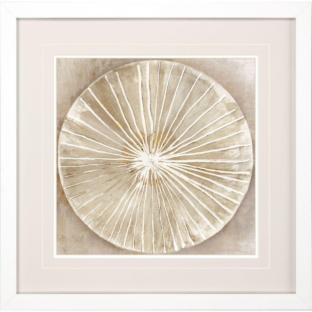 Paragon Emboss Beauty I Beige 30 X 30 X 2 Wall Art