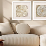 Paragon Emboss Beauty I Beige 30 X 30 X 2 Wall Art