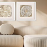 Paragon Emboss Beauty II Beige 30 X 30 X 2 Wall Art
