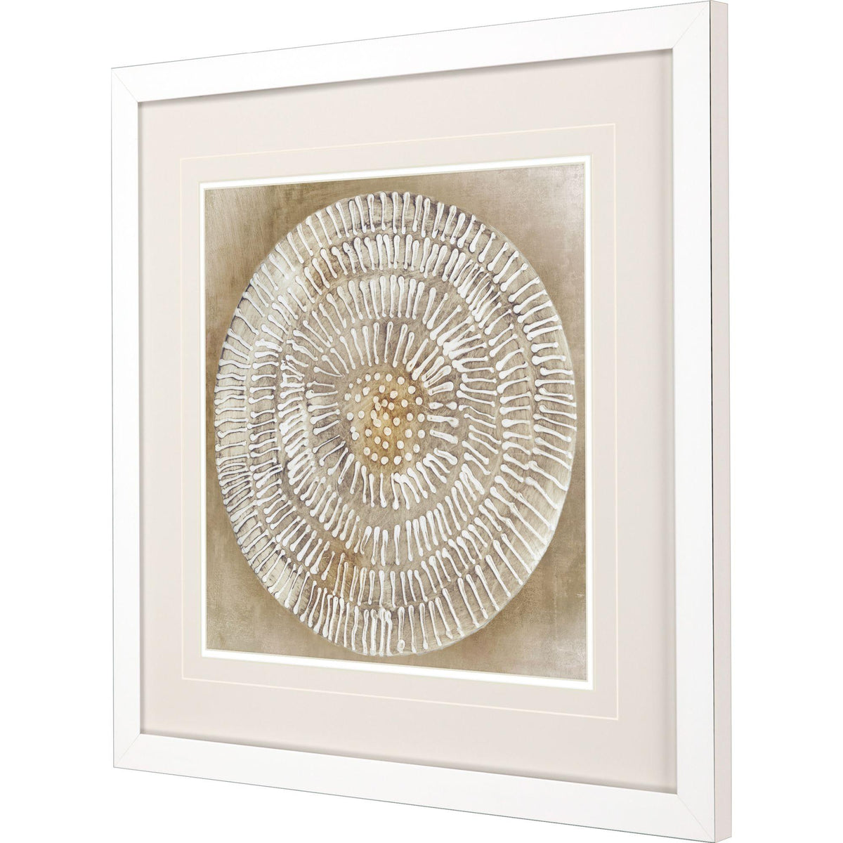 Paragon Emboss Beauty II Beige 30 X 30 X 2 Wall Art