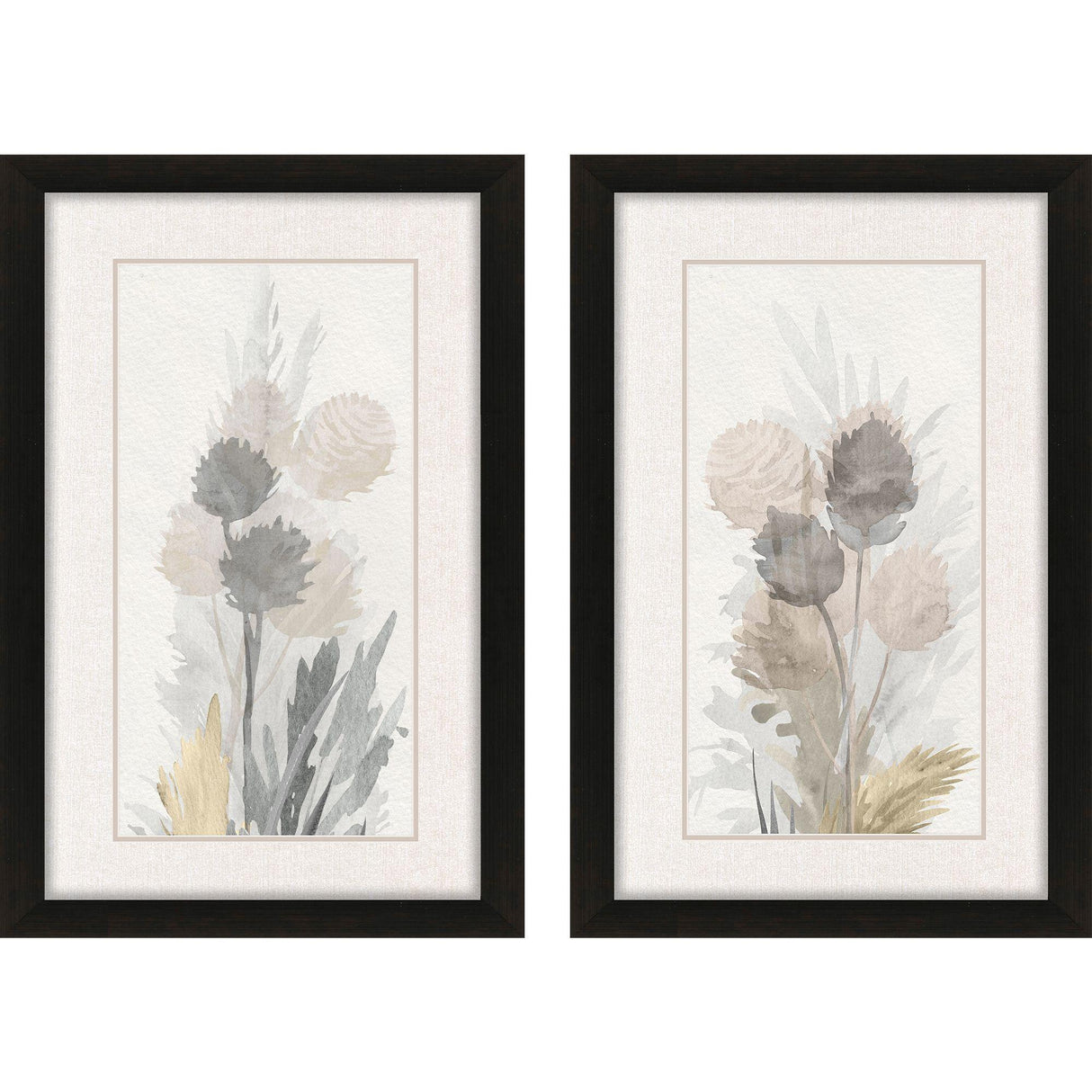 Paragon Cattail Road S/2 Gray 32 X 20 X 2 Wall Art