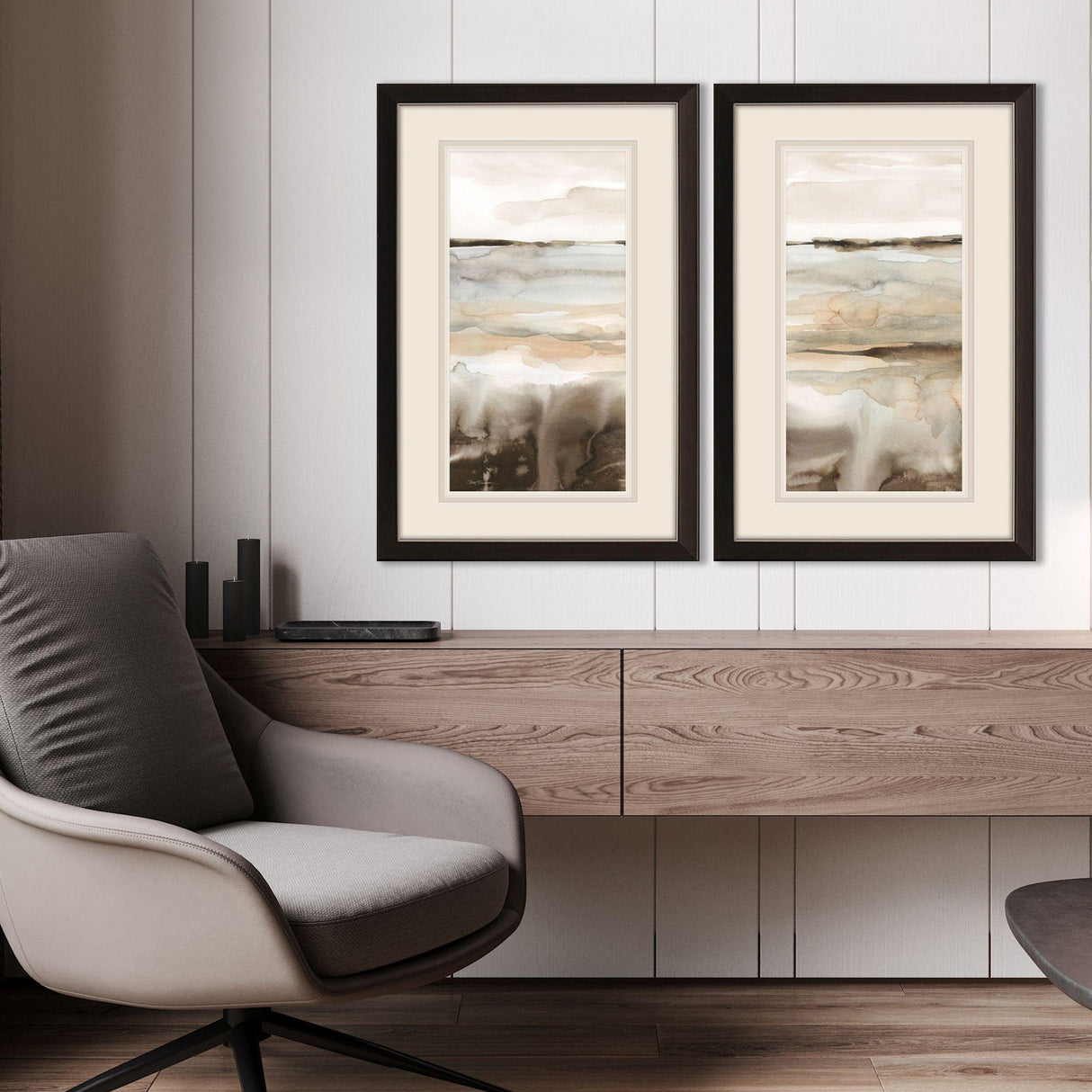 Paragon Classic Field S/2 Brown 33 X 21 X 1 Wall Art