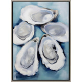 Paragon Five Oysters Blue 36 X 26 X 2 Wall Art