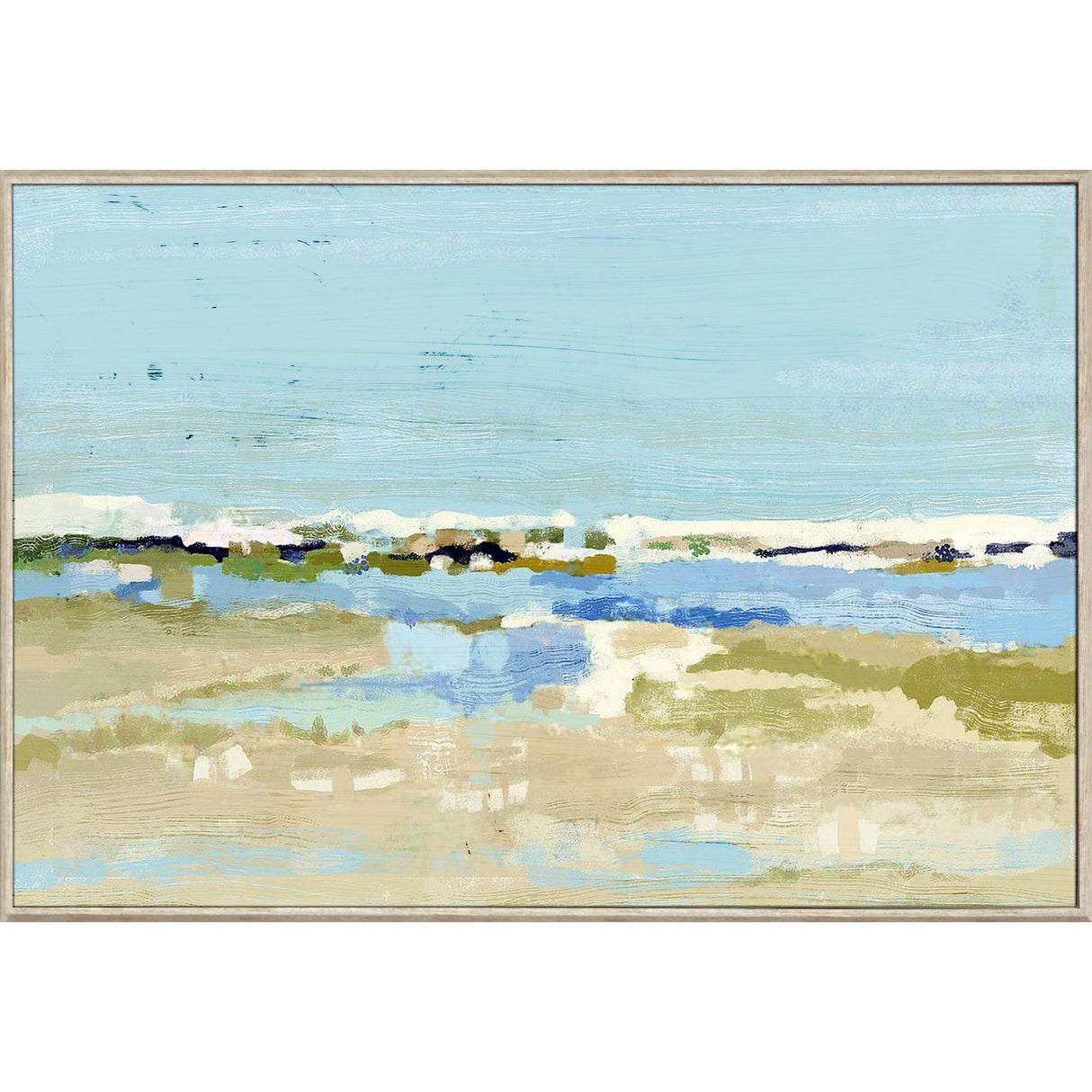 Paragon Serenity at Sea Blue 21 X 31 X 3 Wall Art