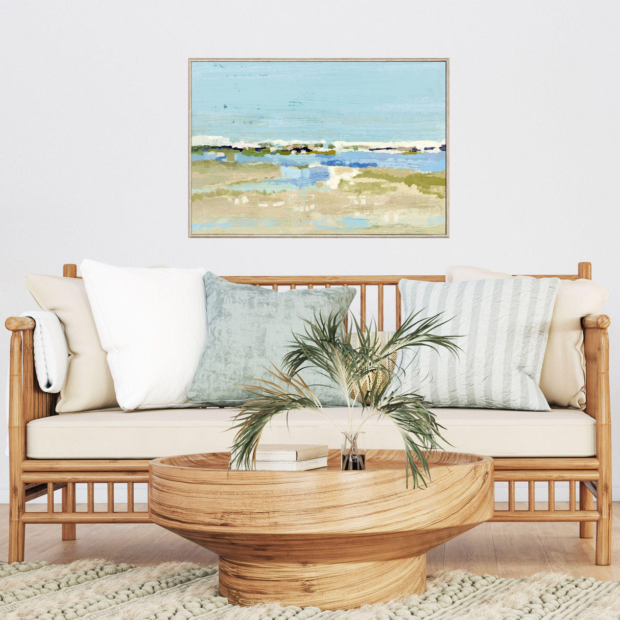 Paragon Serenity at Sea Blue 21 X 31 X 3 Wall Art