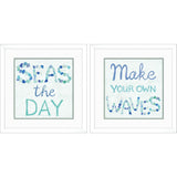 Paragon Coastal Inspire S/2 Blue 17 X 17 X 2 Wall Art