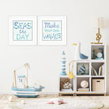 Paragon Coastal Inspire S/2 Blue 17 X 17 X 2 Wall Art