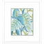 Paragon Aqua Tropical Leaves I Blue 33 X 29 X 2 Wall Art